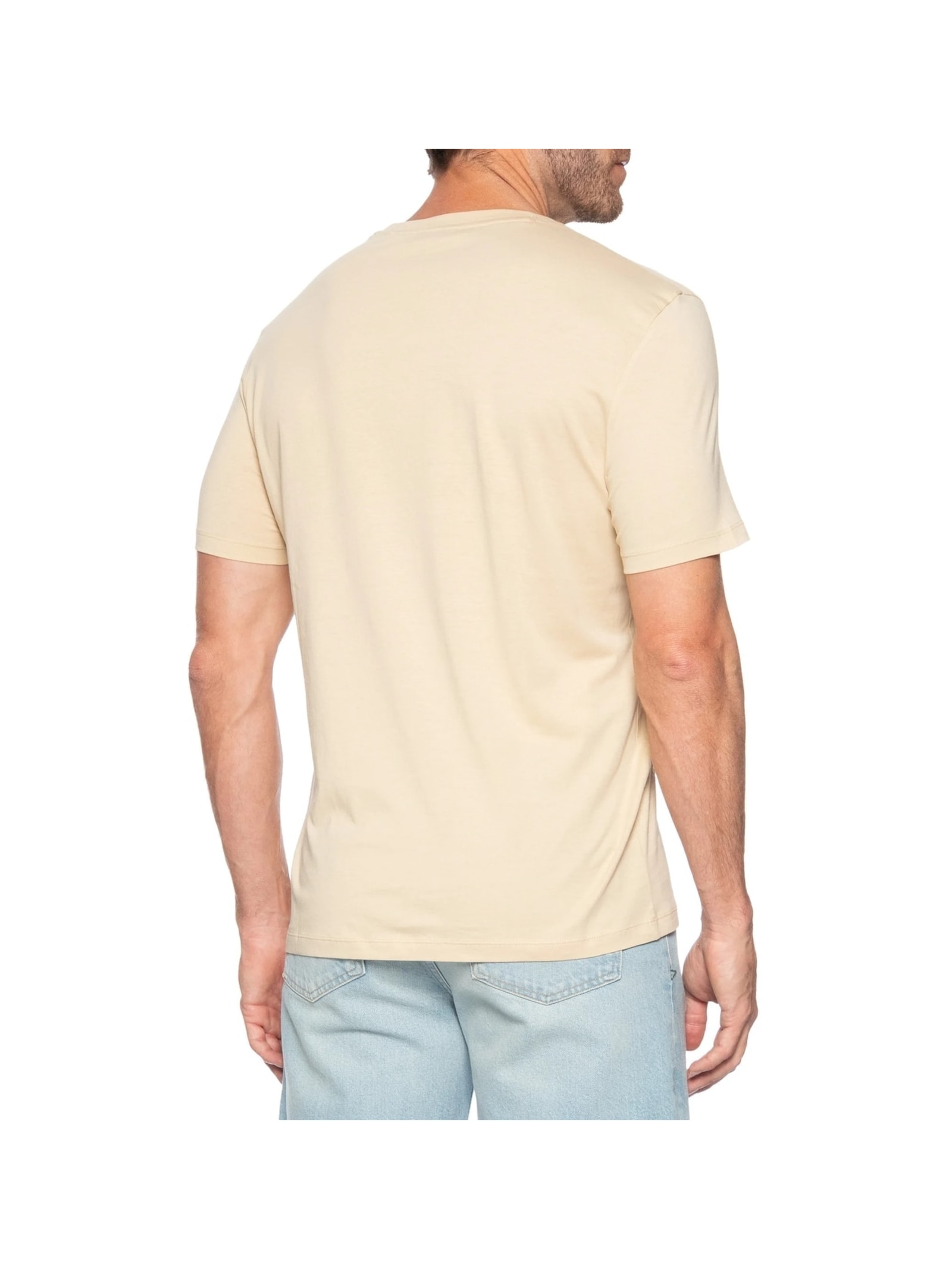 Camiseta Masculina Dulivio Bege Hugo