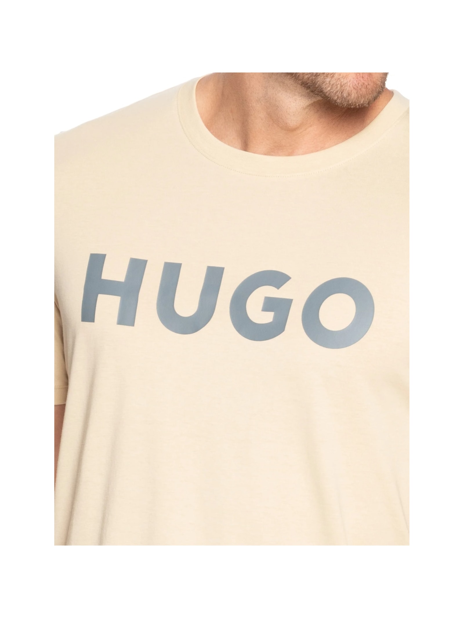Camiseta Masculina Dulivio Bege Hugo