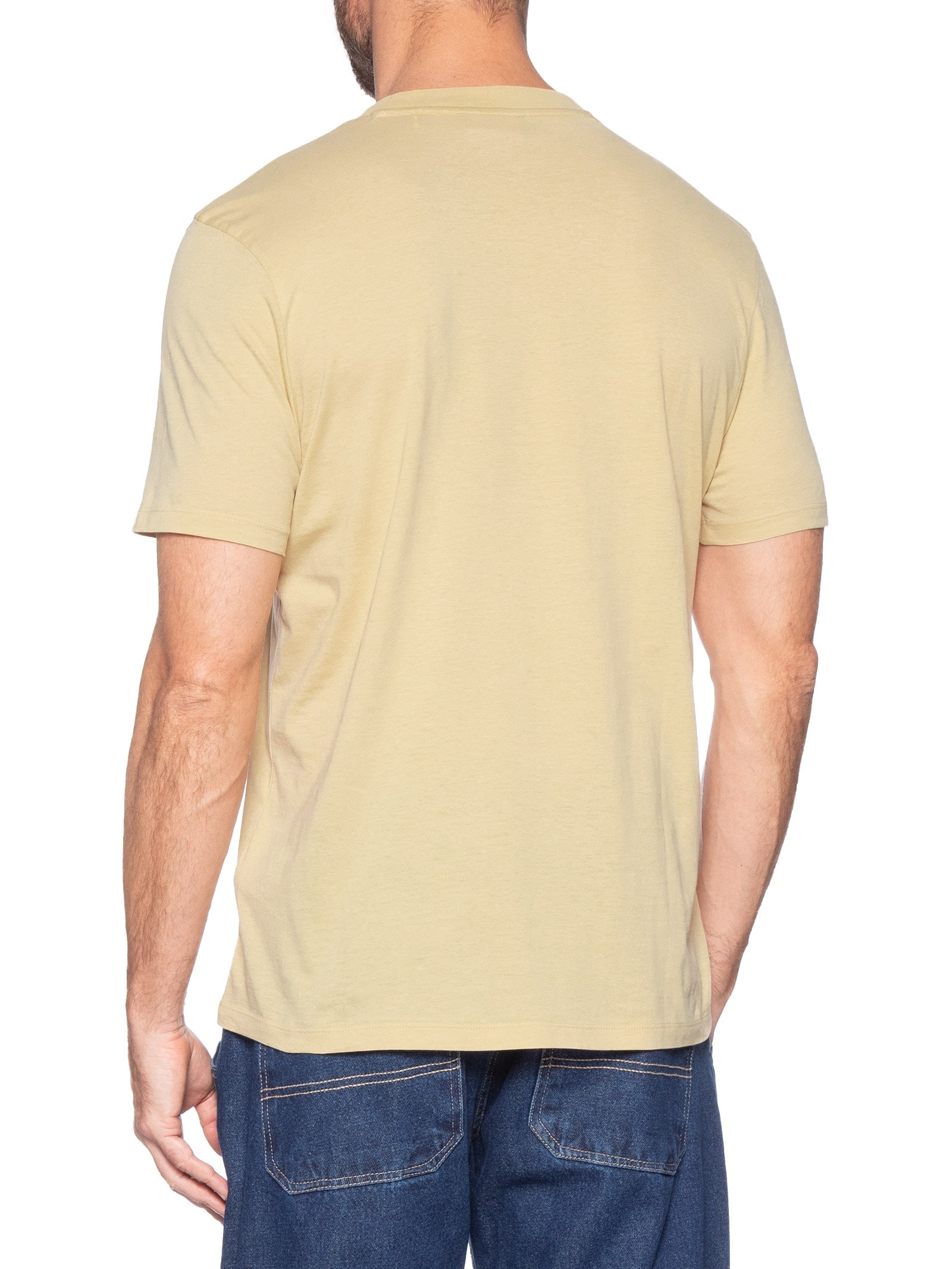 Camiseta Masculina Dulivio Bege Hugo