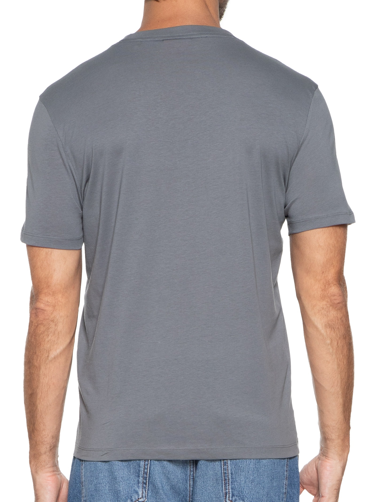 Camiseta Masculina Dulivio Cinza Hugo