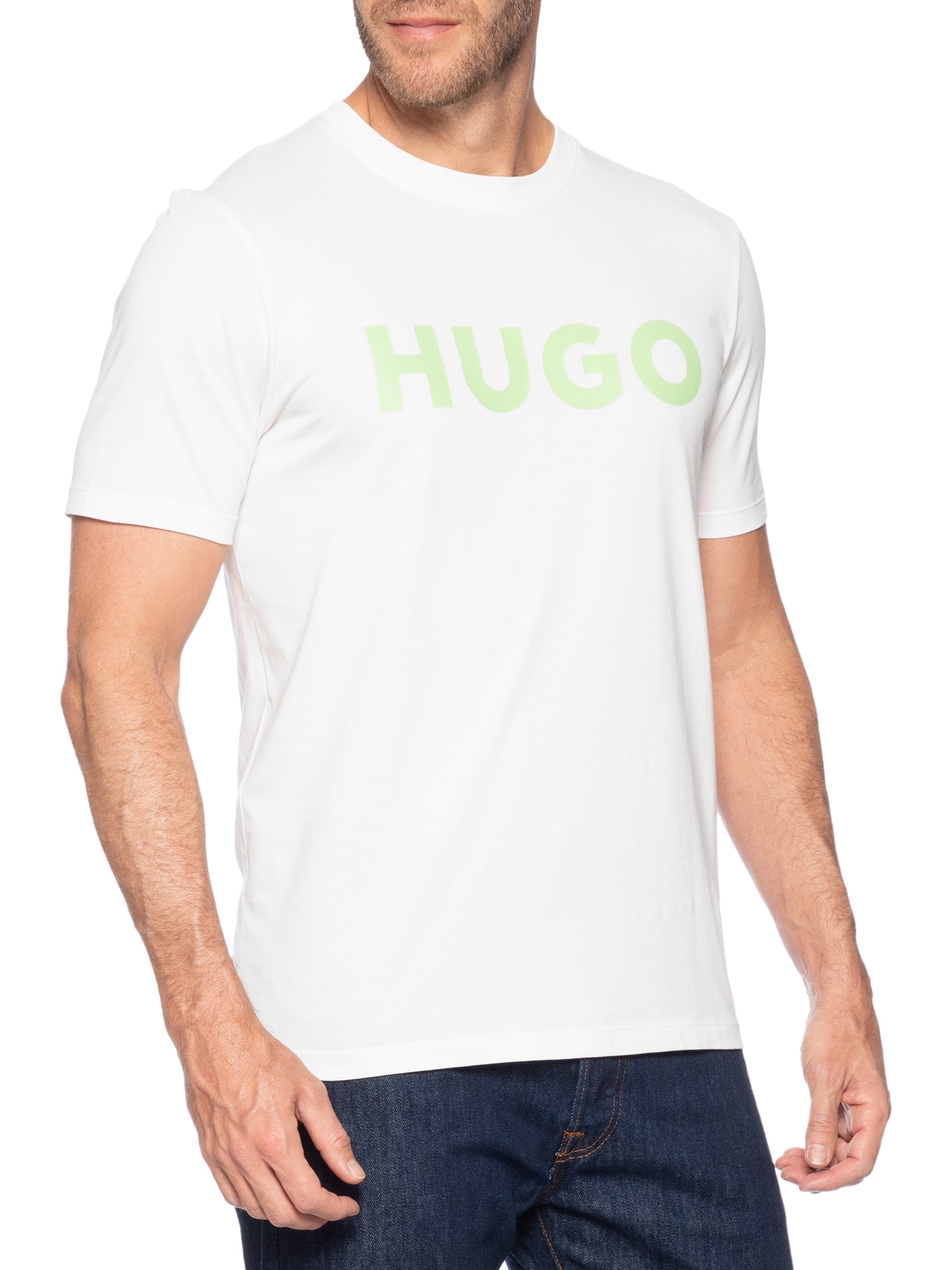 Camiseta Masculina Dulivio Off White Hugo