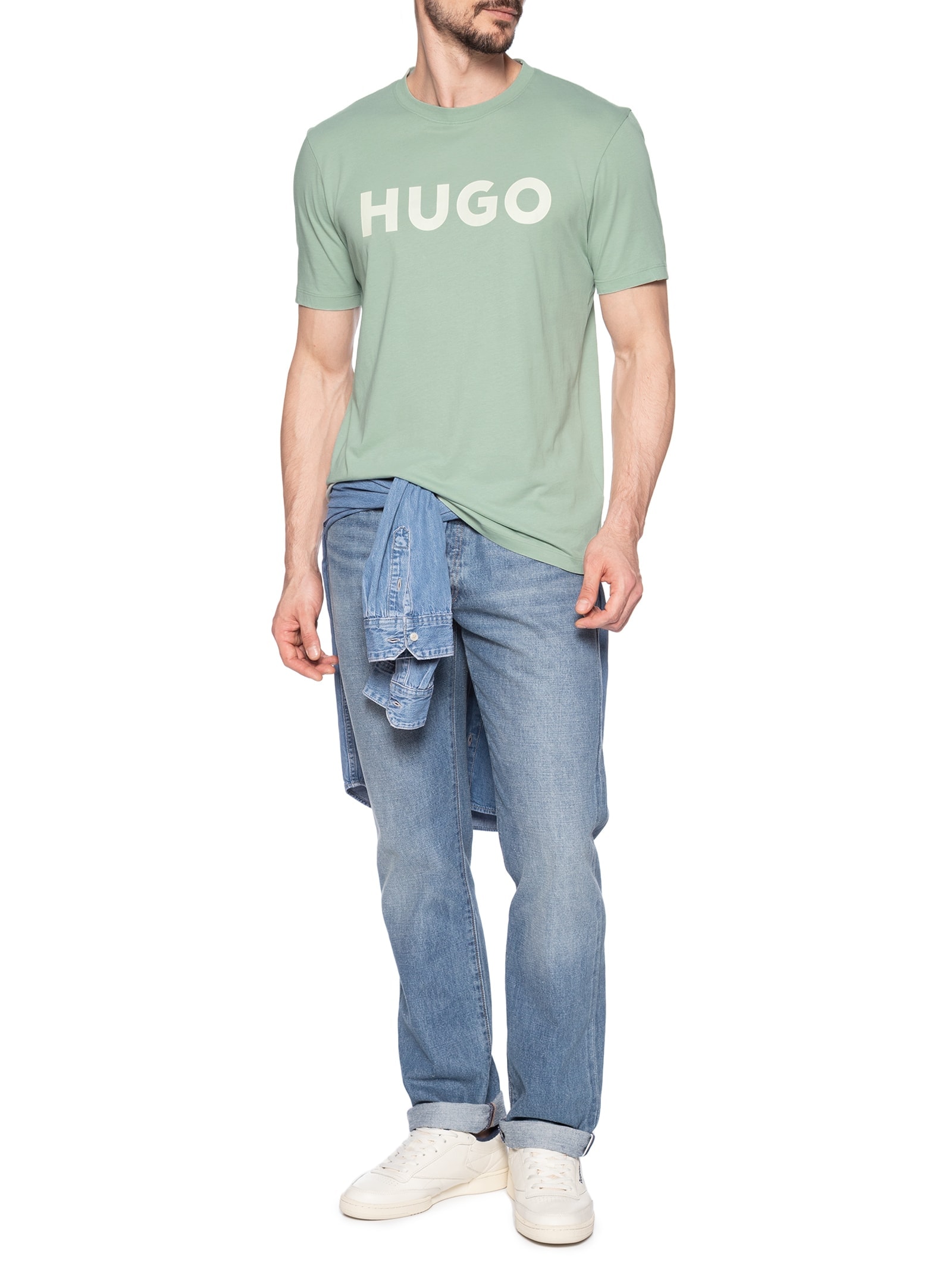 Camiseta Masculina Dulivo Verde Hugo