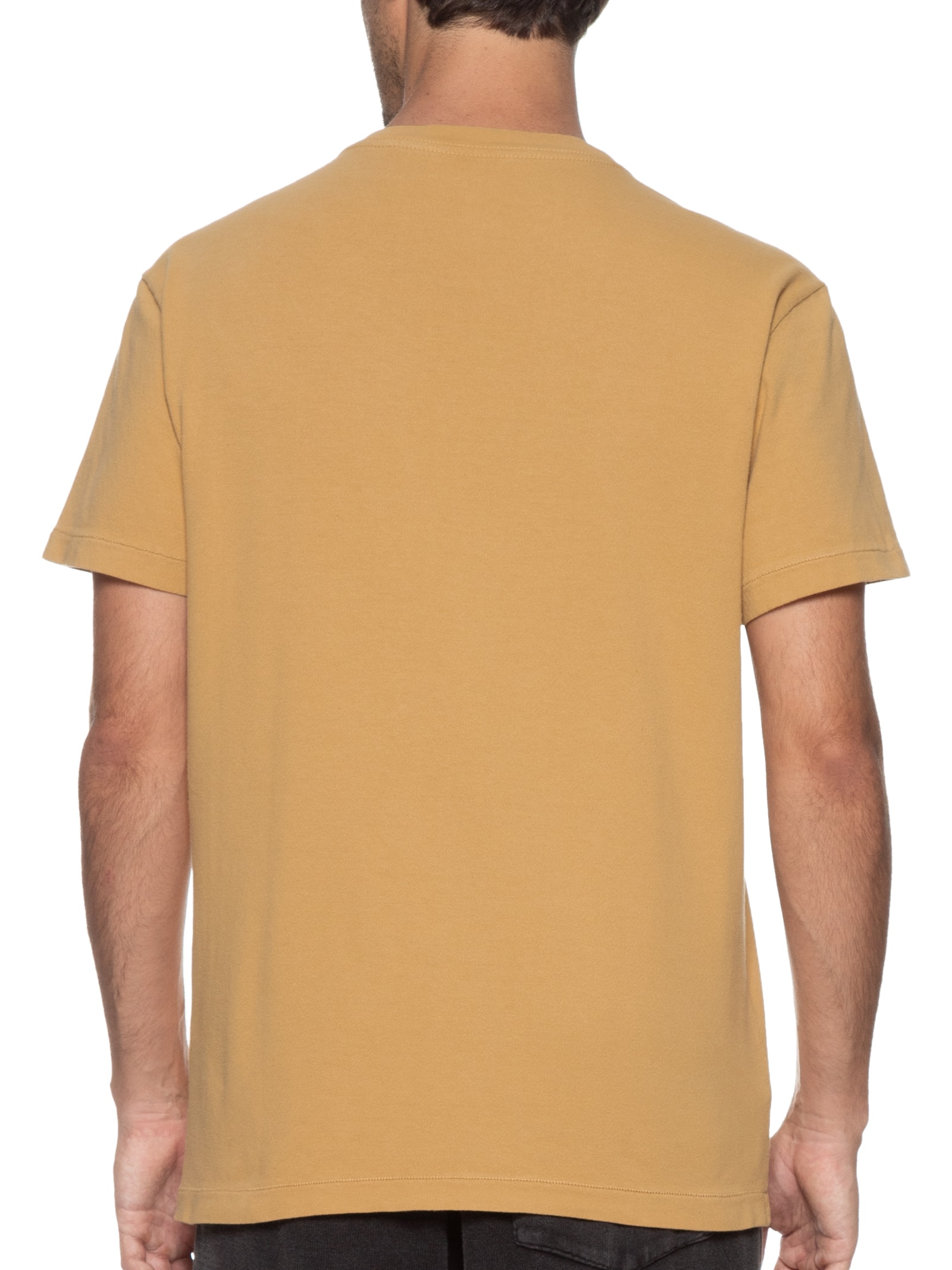 Camiseta Masculina E-colors Sustainable Manga Curta Amarelo Osklen