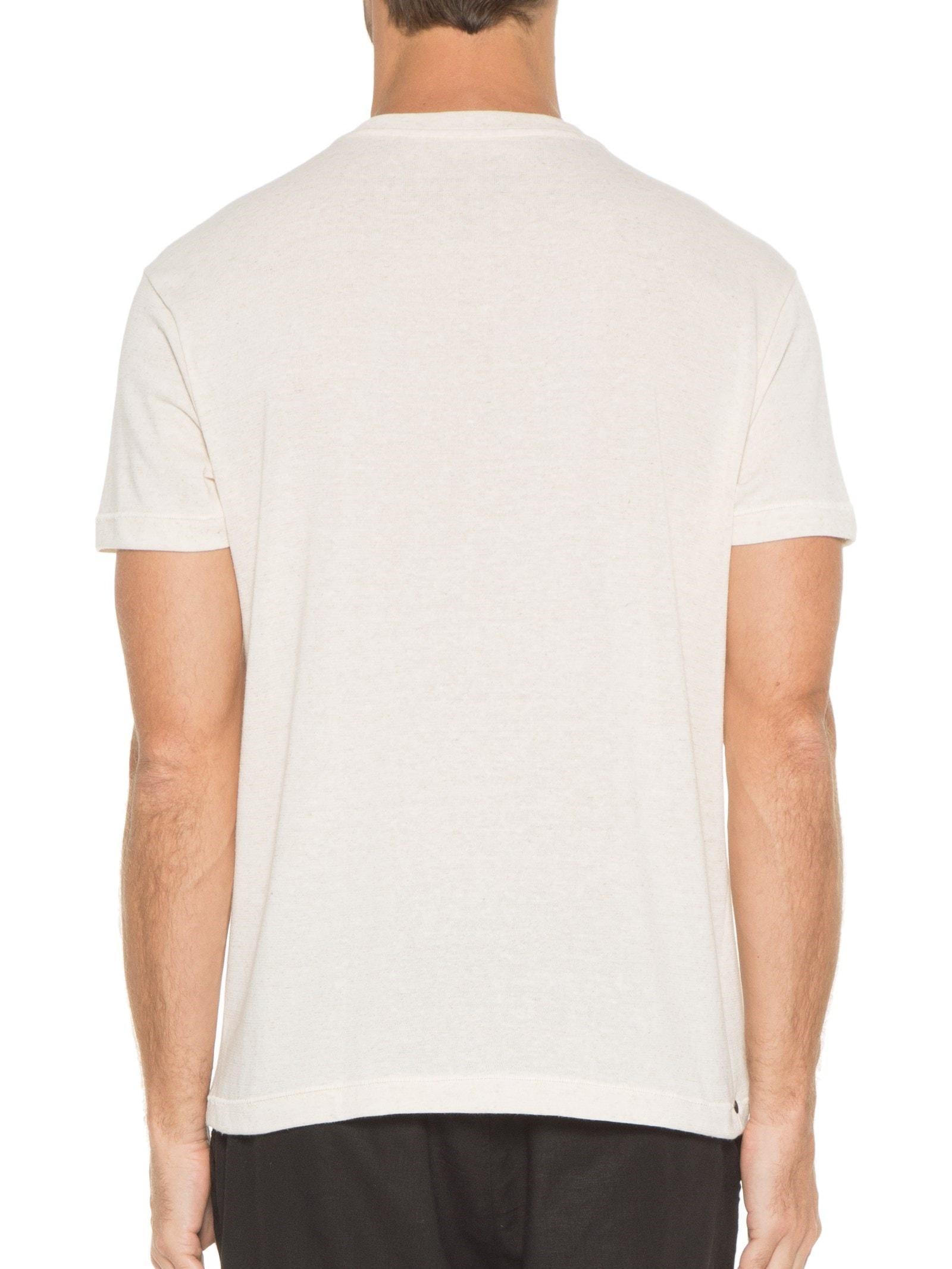 Camiseta Masculina Eco Blend Waves Off White Osklen