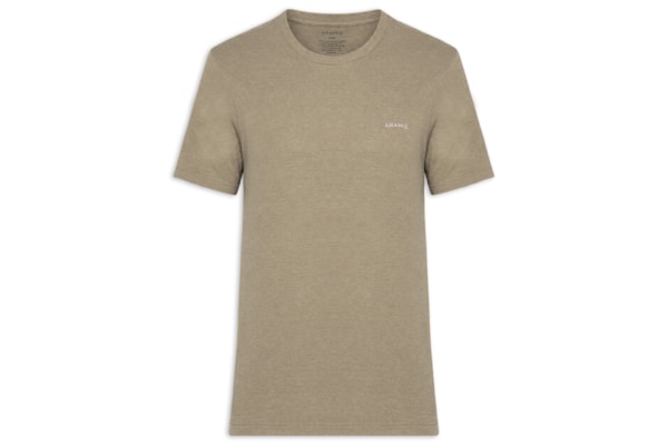 Camiseta Masculina Eco Lisa - Bege