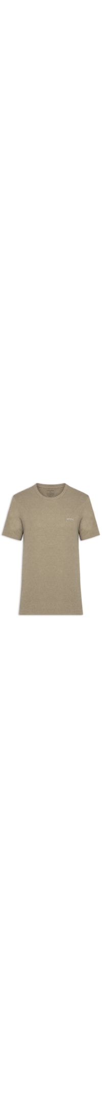 Camiseta Masculina Eco Lisa - Bege