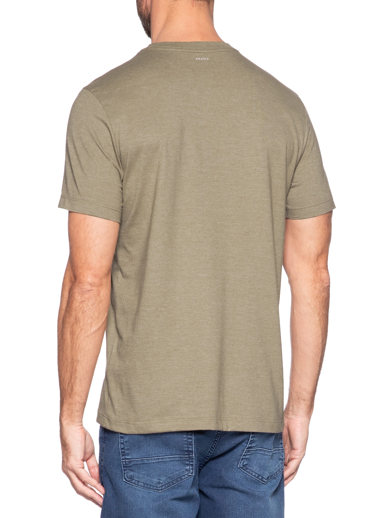 Camiseta Masculina Eco Lisa Bege Aramis