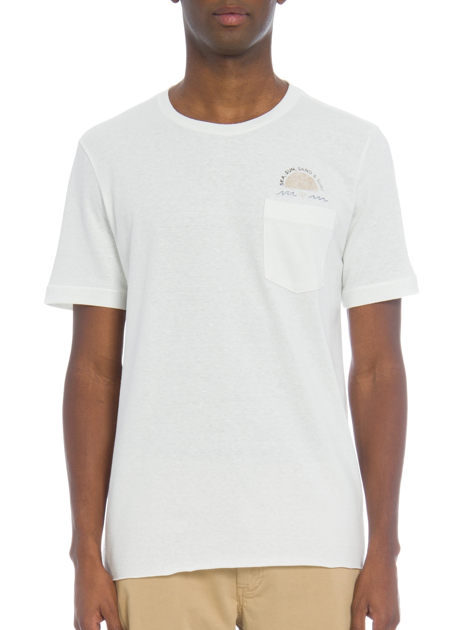 Camiseta Masculina Eco Rust Sun Branco Osklen