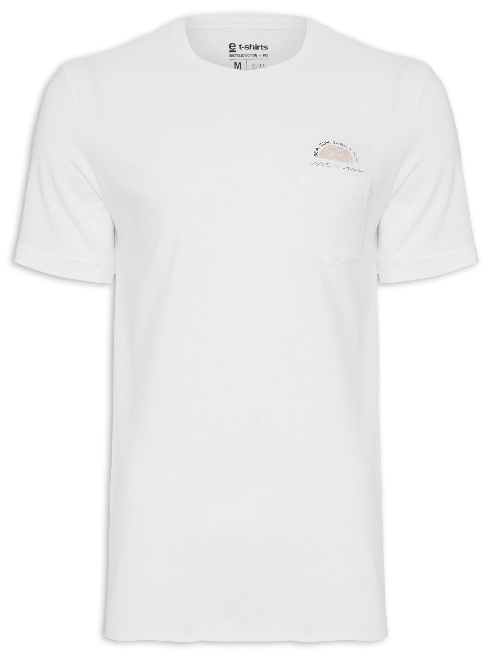 Camiseta Masculina Eco Rust Sun Branco Osklen