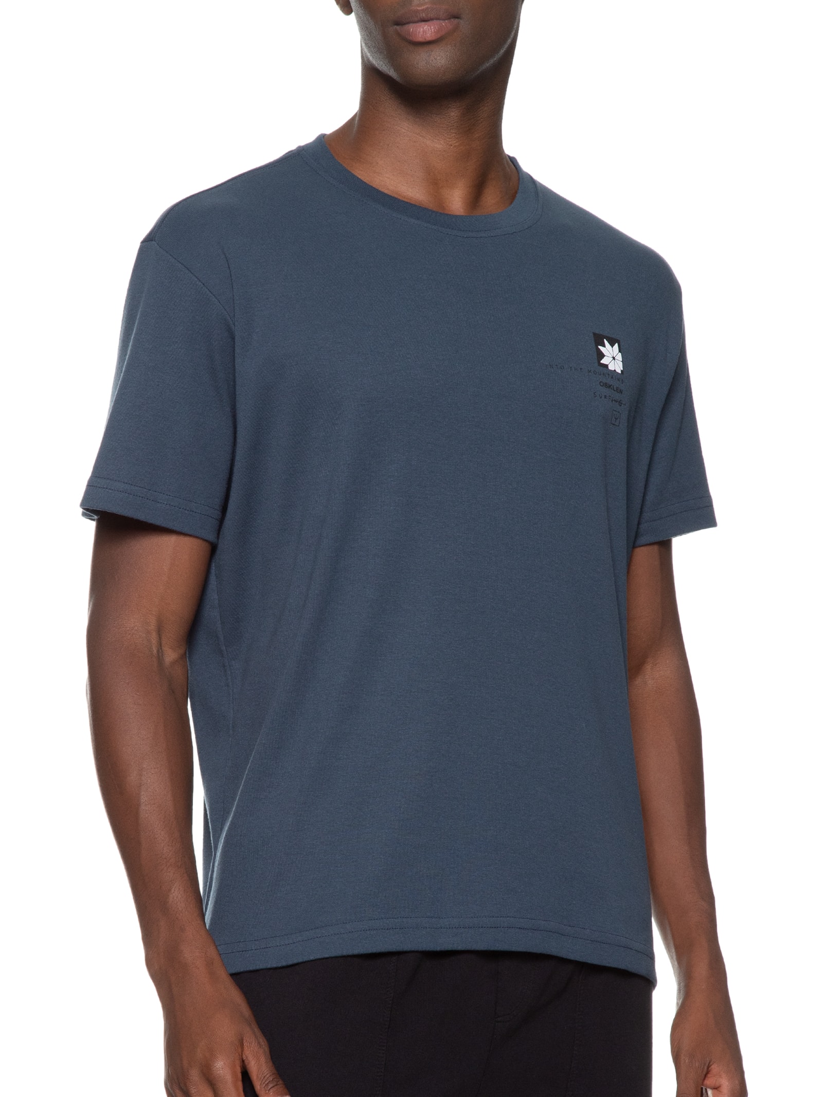 Camiseta Masculina Elements Azul Osklen