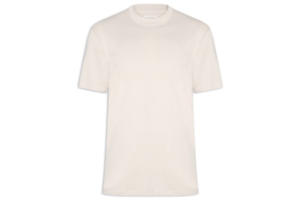 Camiseta Masculina Em Algodão Orgânico - Bege