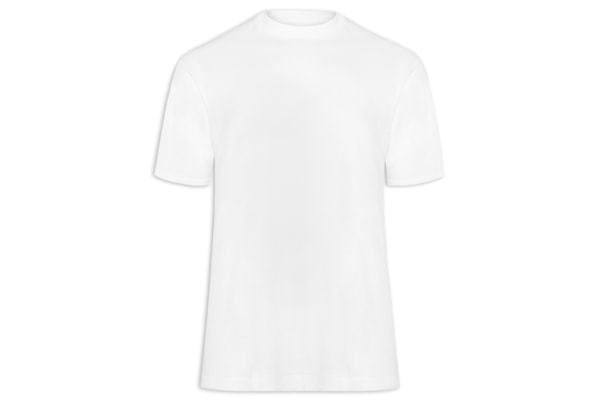 Camiseta Masculina Em Algodão Orgânico - Branco