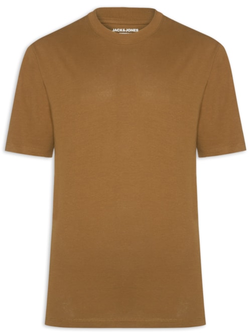 Camiseta Masculina Em Algodão Orgânico – Marrom