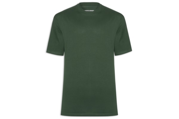 Camiseta Masculina Em Algodão Orgânico - Verde