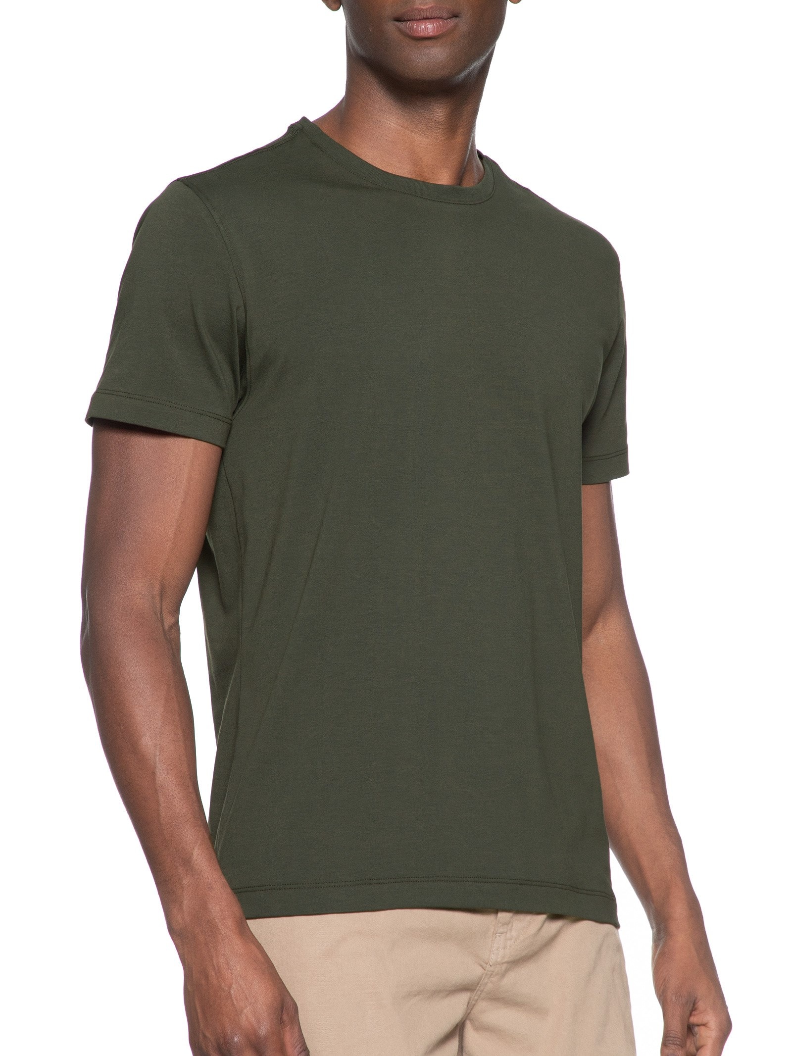 Camiseta Masculina em Algodão Pima Performing Verde Urban