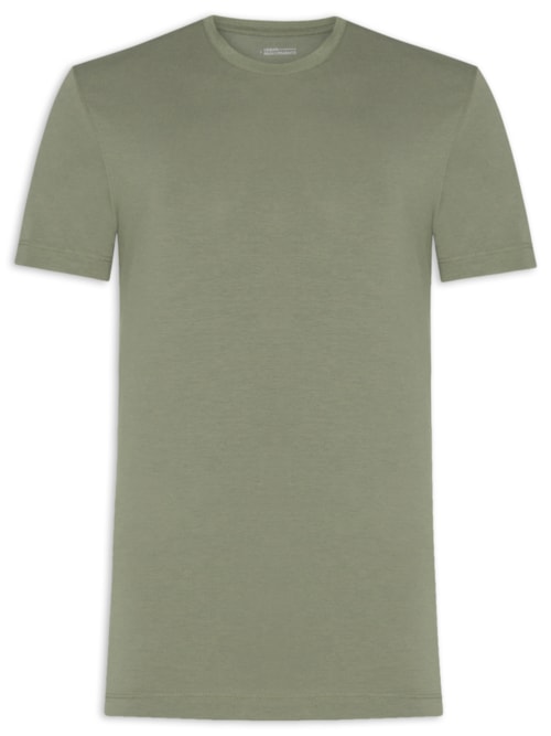 Camiseta Masculina em Algodão Pima Performing – Verde