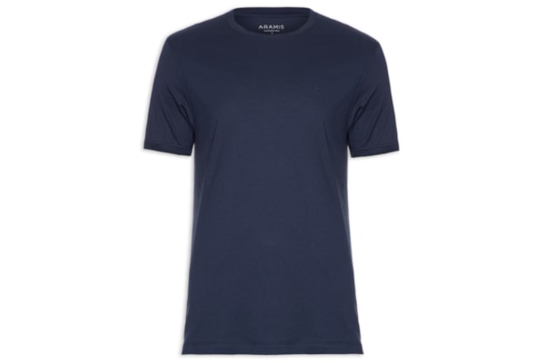 Camiseta Masculina em Algodão Pima Surton - Azul