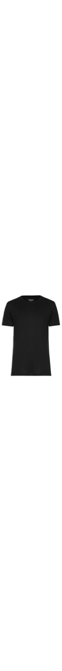 Camiseta Masculina em Algodão Pima Surton - Preto