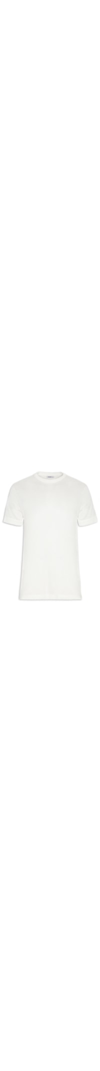 Camiseta Masculina Em Tricot - Off White