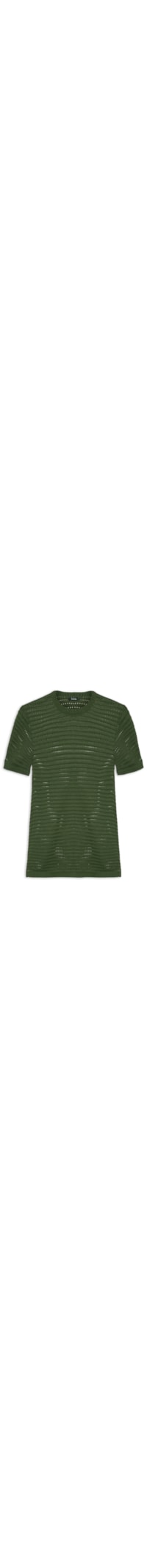 Camiseta Masculina Em Tricot Texturizada - Verde