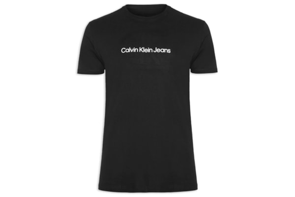 Camiseta Masculina Embossed - Preto
