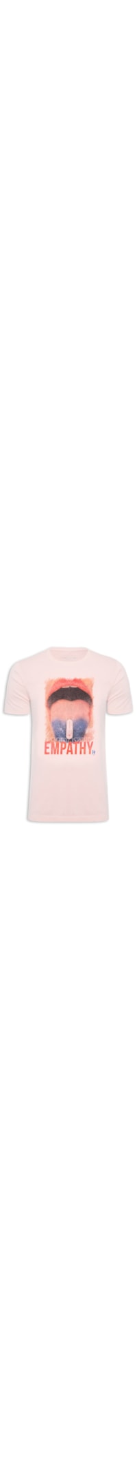 Camiseta Masculina Empathy - Rosa
