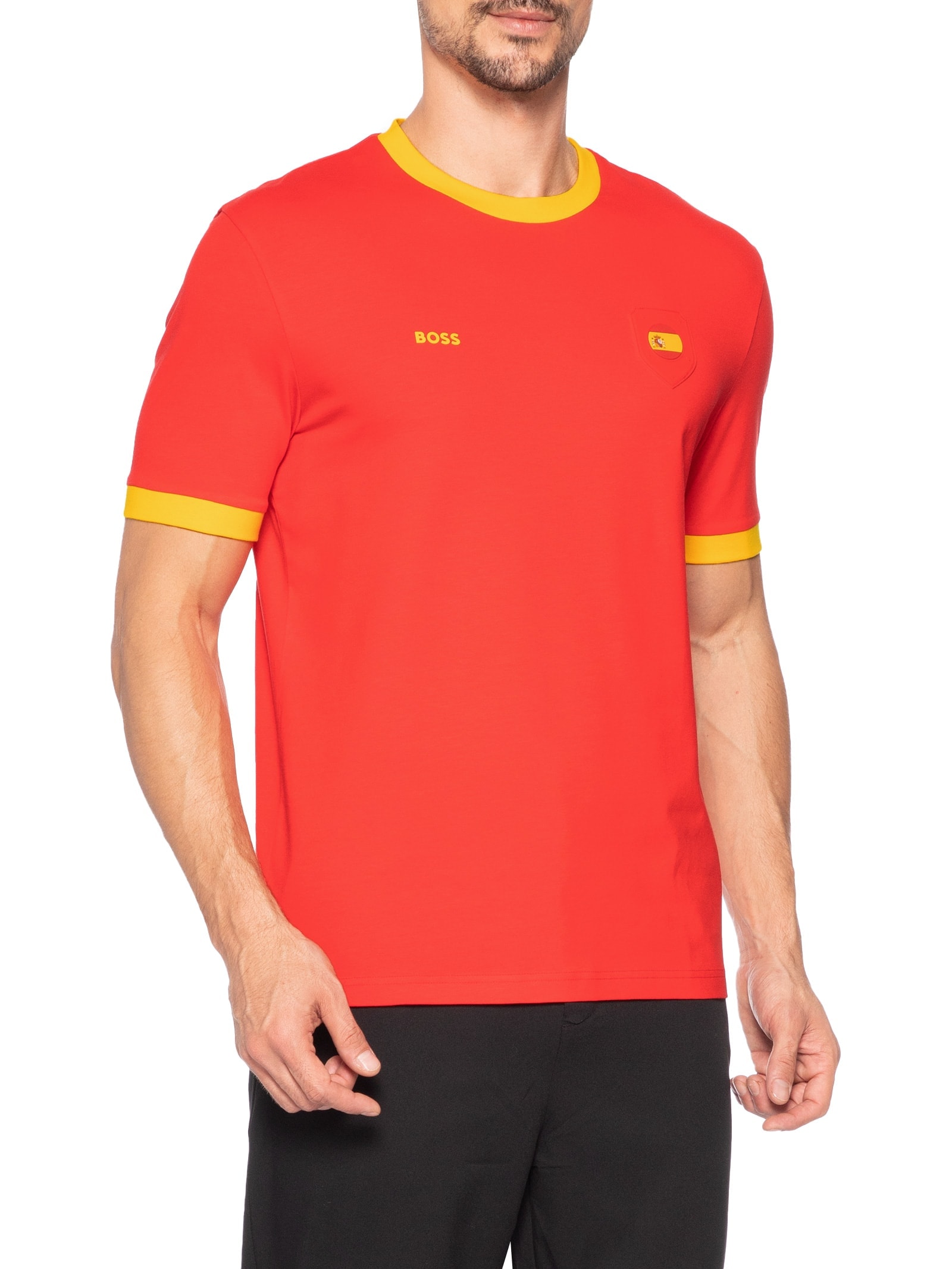Camiseta Masculina Espanha Copa Lux Tee Vermelho Boss