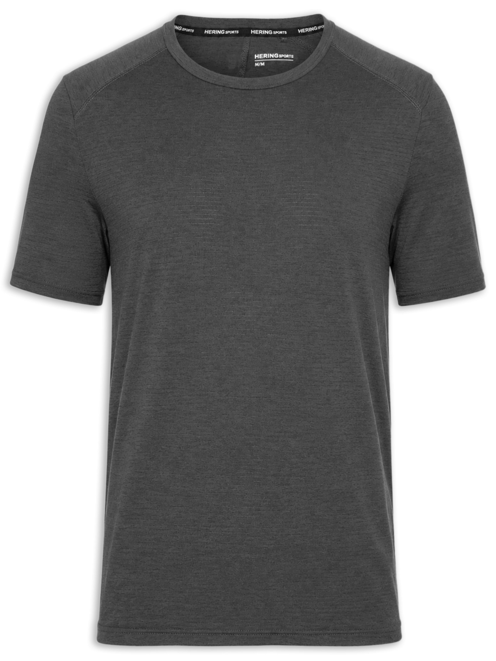 Camiseta Masculina Esportiva Com Textura Preto Hering Sports