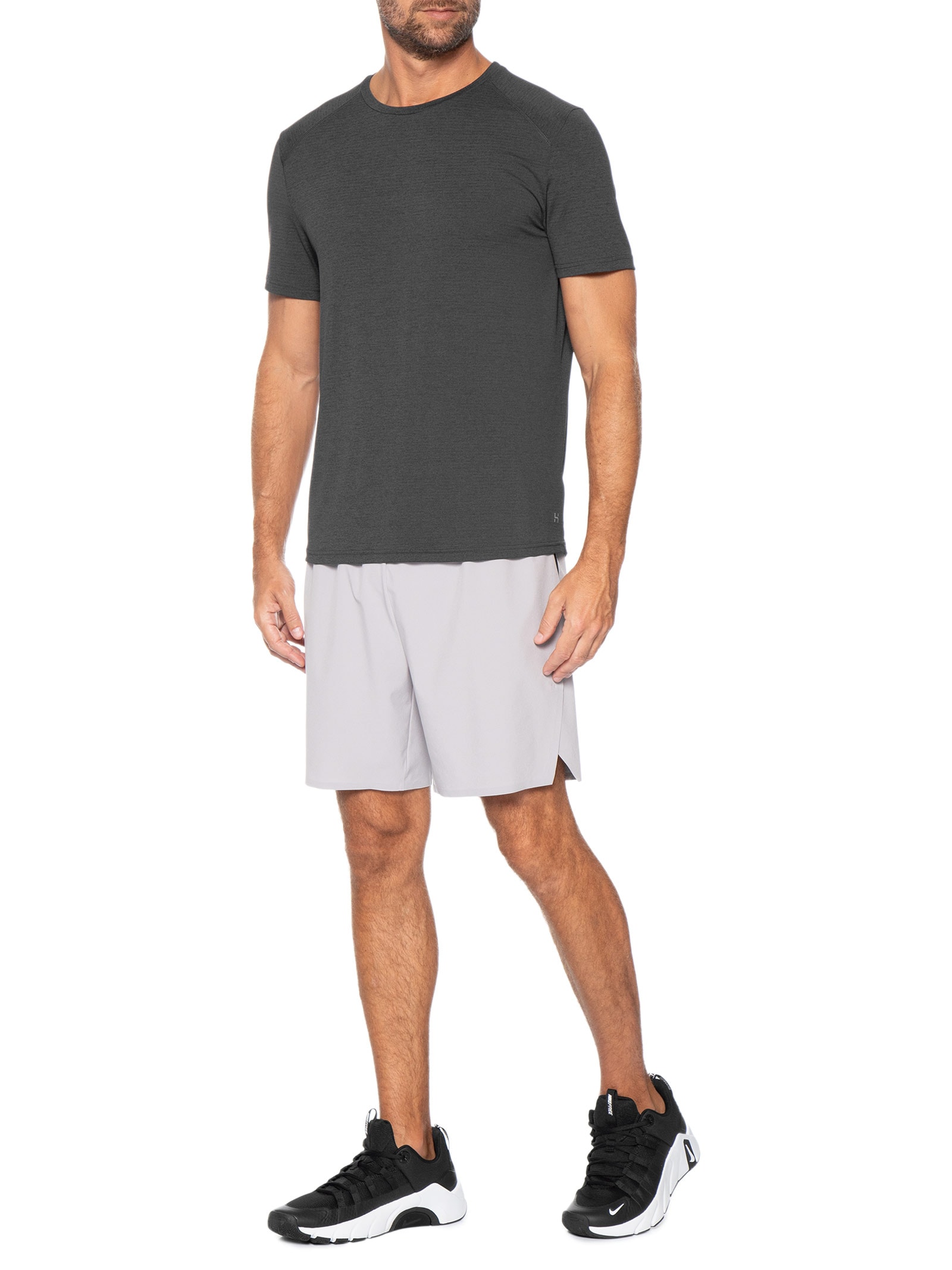 Camiseta Masculina Esportiva Com Textura Preto Hering Sports