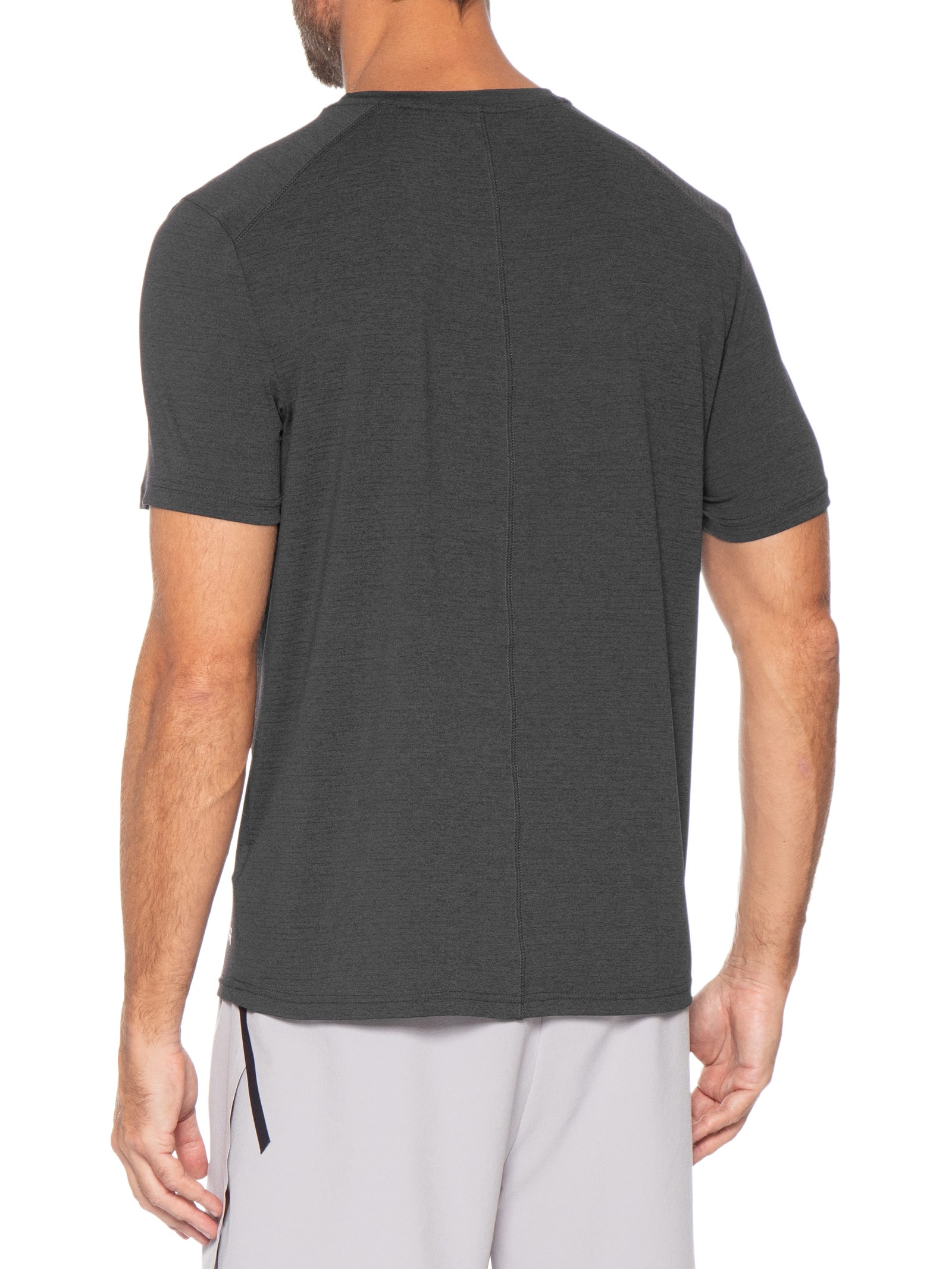 Camiseta Masculina Esportiva Com Textura Preto Hering Sports