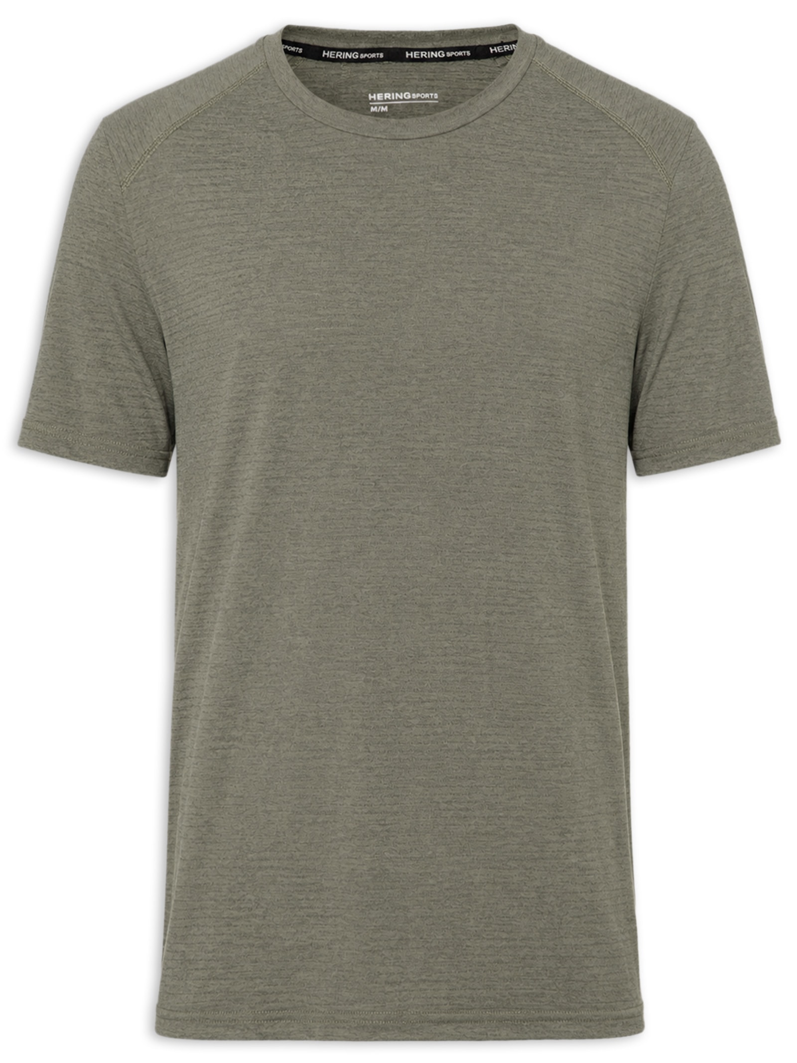 Camiseta Masculina Esportiva Com Textura Verde Hering Sports