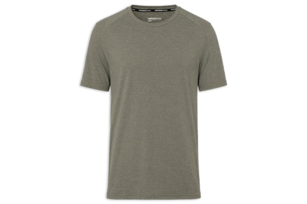 Camiseta Masculina Esportiva Com Textura - Verde