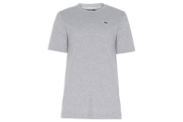 Camiseta Masculina Esportiva Regular Fit Em Algodão Ultra Dry - Cinza