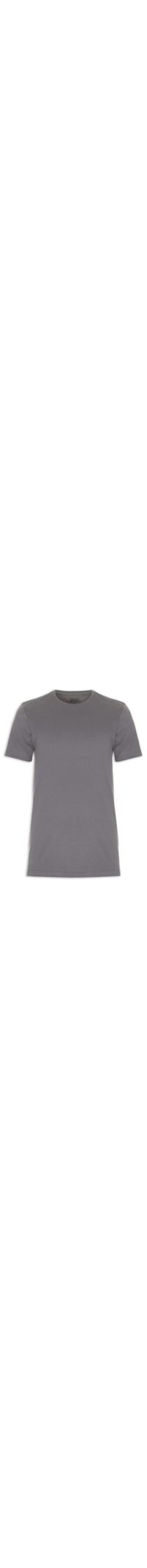 Camiseta Masculina Essencial - Cinza