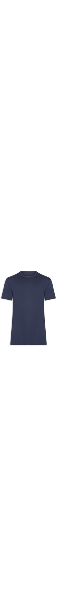 Camiseta Masculina Essencial Tech Em Modal - Azul
