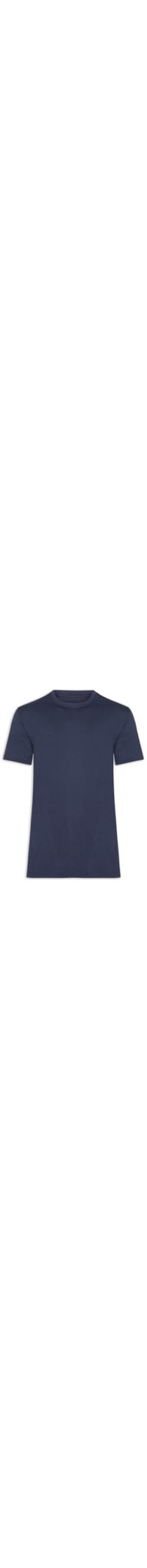 Camiseta Masculina Essencial Tech Em Modal - Azul