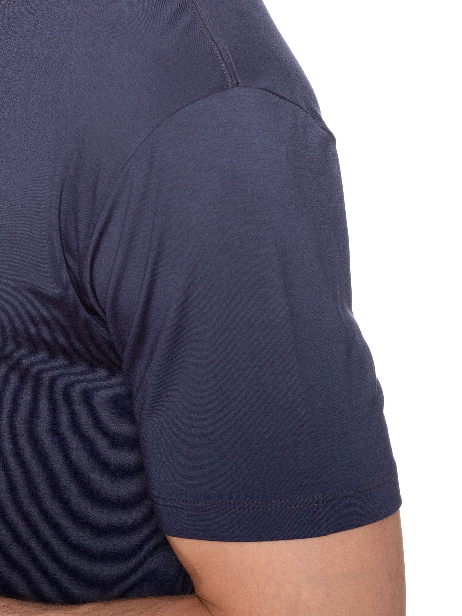 Camiseta Masculina Essencial Tech Em Modal Azul '2 Essential