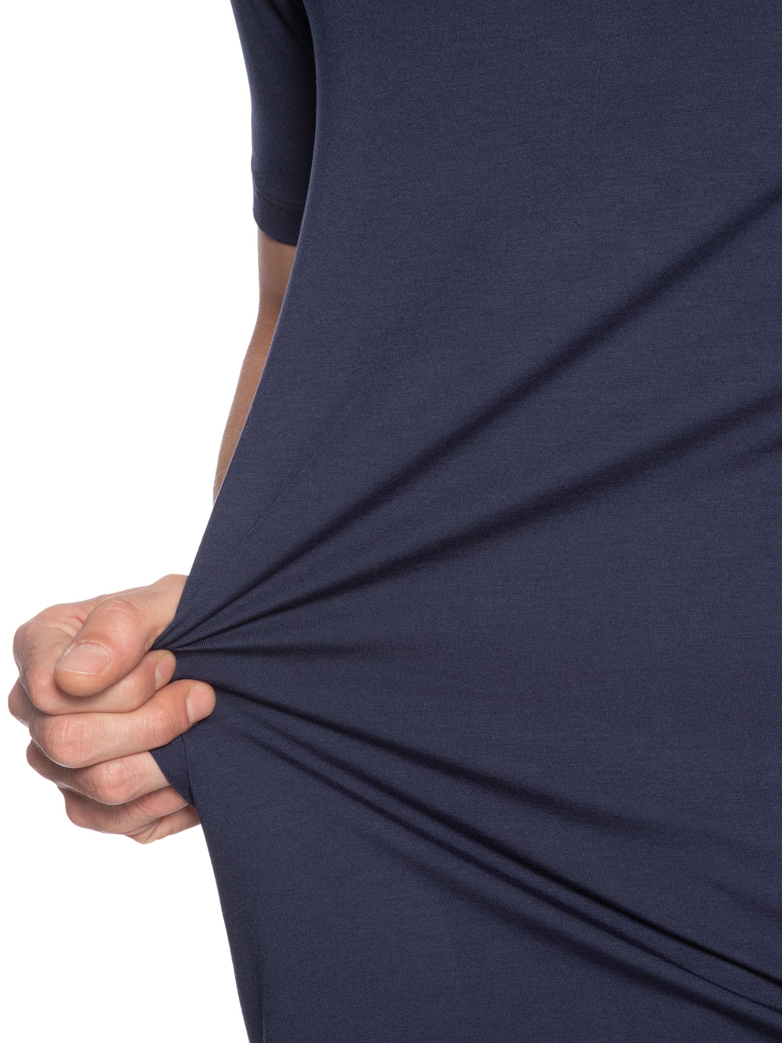 Camiseta Masculina Essencial Tech Em Modal Azul '2 Essential