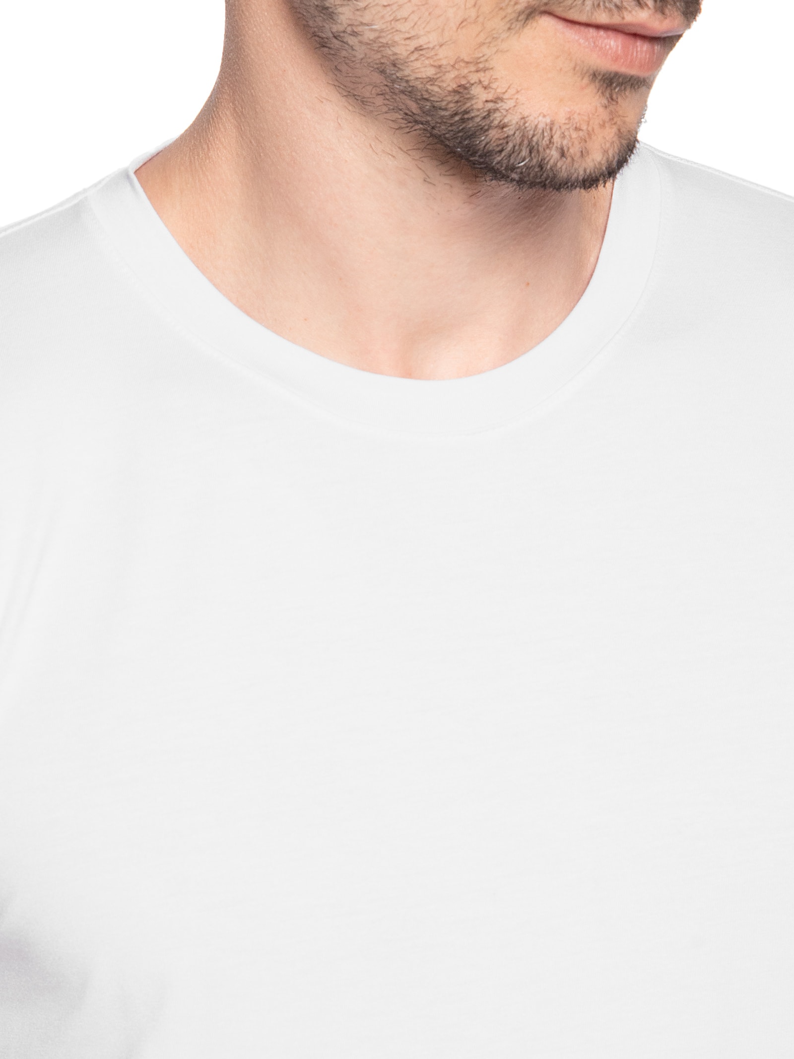 Camiseta Masculina Essencial Tech Em Modal Branco '2 Essential