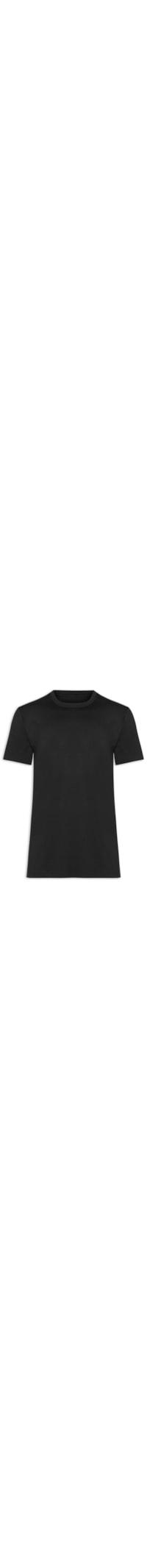 Camiseta Masculina Essencial Tech Em Modal - Preto