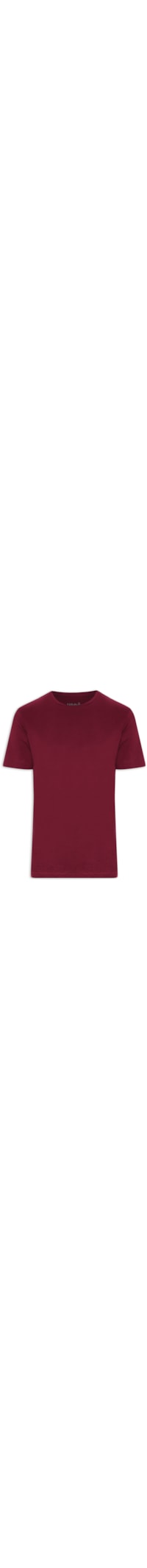 Camiseta Masculina Essencial - Vermelho
