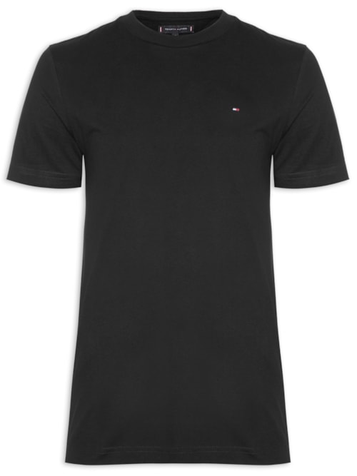 Camiseta Masculina Essential Algodão - Preto