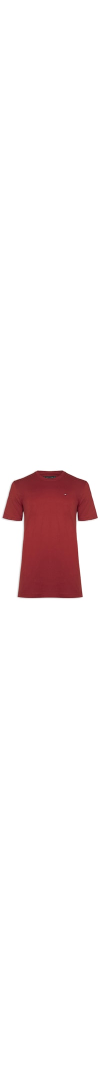 Camiseta Masculina Essential Cotton Tee - Vermelho