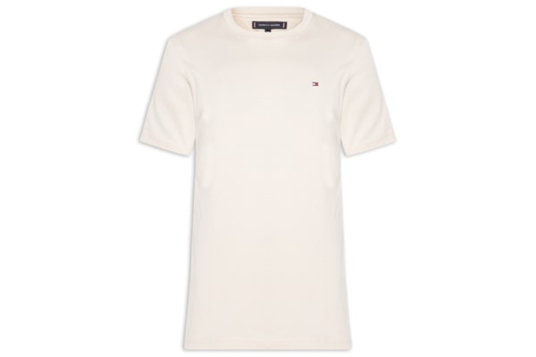 Camiseta Masculina Essential Regular Fit C-Nk Em Algodão - Bege