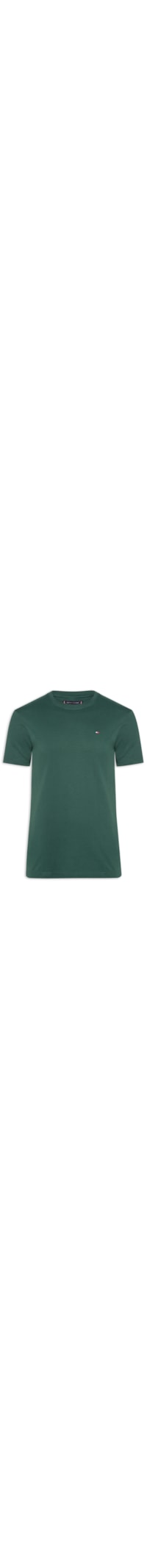 Camiseta Masculina Essential Regular Fit C-Nk Em Algodão - Verde