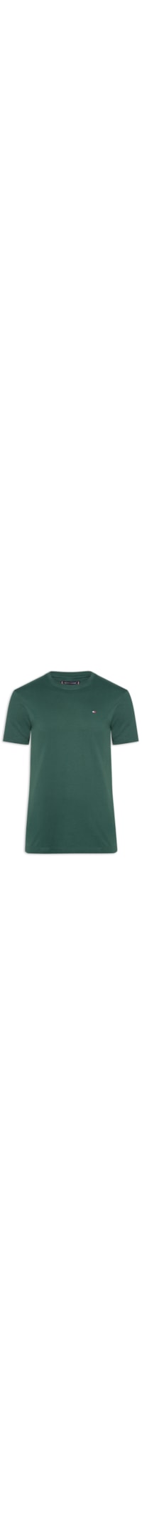 Camiseta Masculina Essential Regular Fit C-Nk Em Algodão - Verde