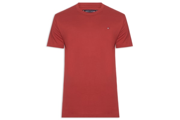 Camiseta Masculina Essential Regular Fit - Vermelho