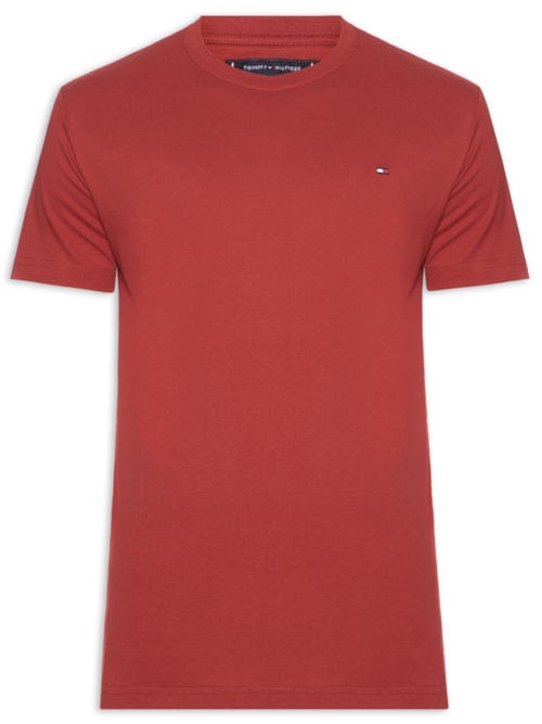 Camiseta Masculina Essential Regular Fit – Vermelho