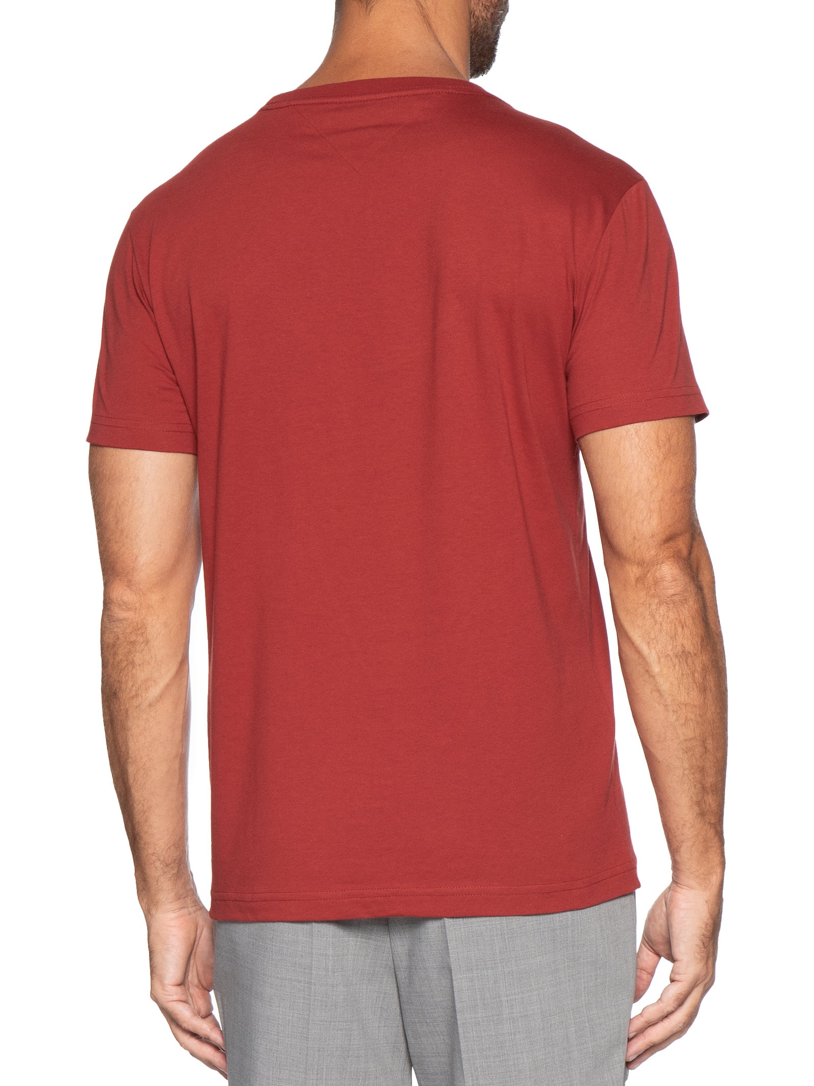 Camiseta Masculina Essential Regular Fit Vermelho Tommy Hilfiger