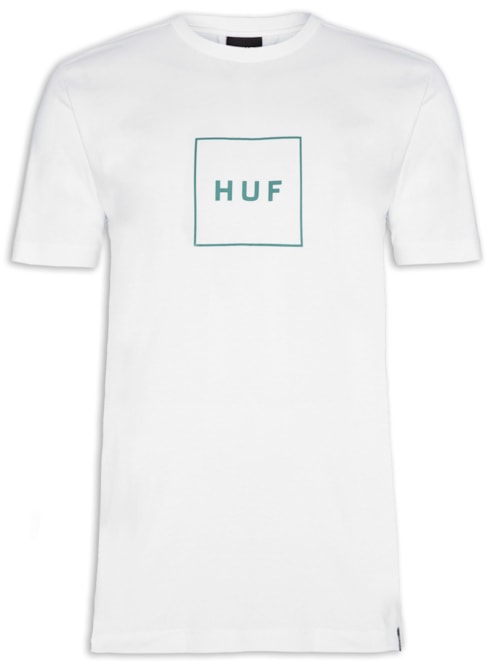Camiseta Masculina Essentials Box Logo Tee - Branco
